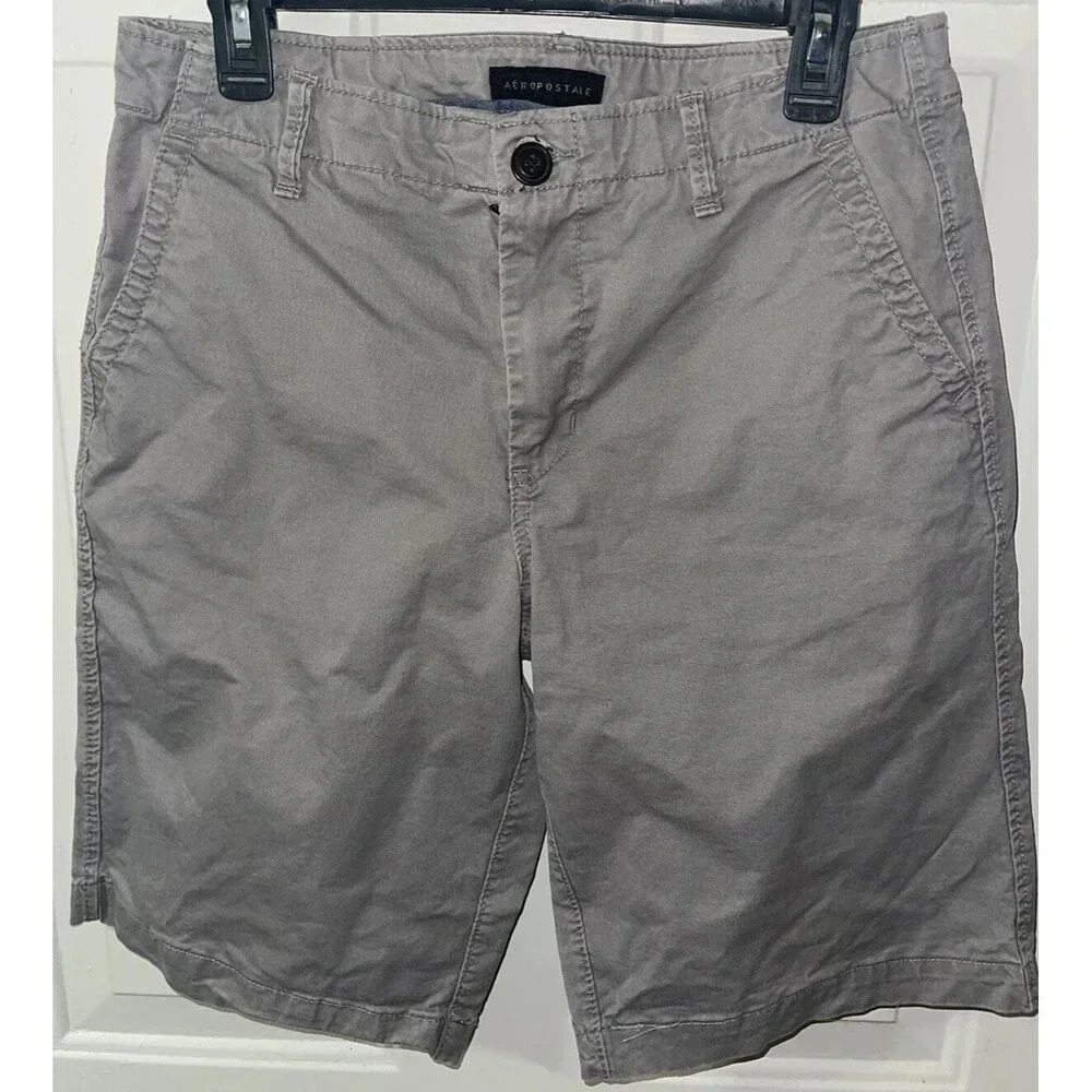 Aeropostale Gray  Fatigue Shorts Size 32 Waist